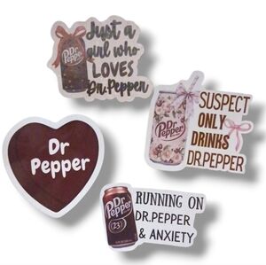 NEW Adult Humor Dr Pepper-Theme Sticker Set